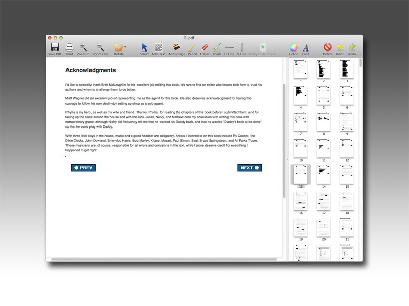 PDF Editor Mac screenshot